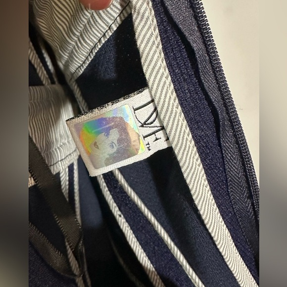 DIANE von FURSTENBERG New Domina Navy and Ivory Sheath Dress Size 6 - Picture 8 of 11